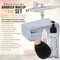 Belloccio Professional Beauty Airbrush Cosmetic Makeup System with 4 Fair Shades of Foundation in 1/4 oz Bottles